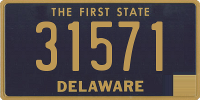 DE license plate 31571