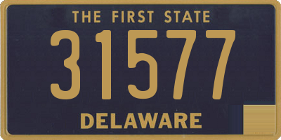 DE license plate 31577