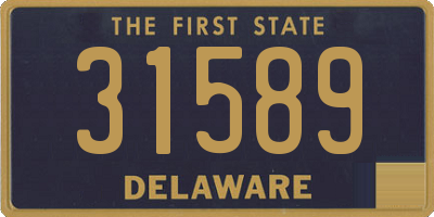 DE license plate 31589