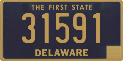 DE license plate 31591