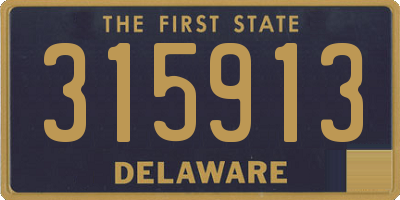 DE license plate 315913