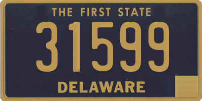DE license plate 31599