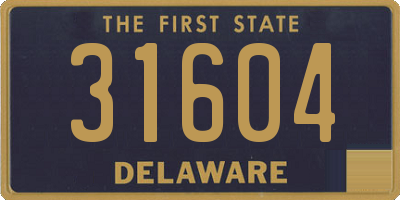 DE license plate 31604