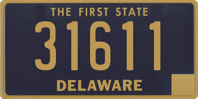 DE license plate 31611