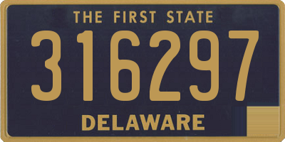 DE license plate 316297