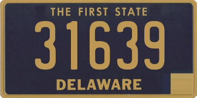 DE license plate 31639