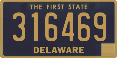 DE license plate 316469