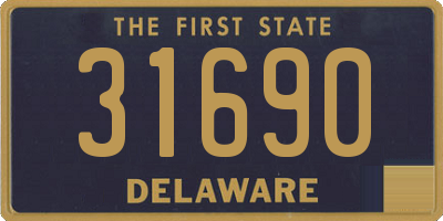 DE license plate 31690