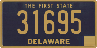 DE license plate 31695