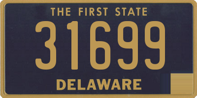 DE license plate 31699