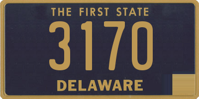 DE license plate 3170