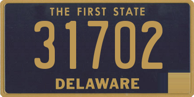 DE license plate 31702