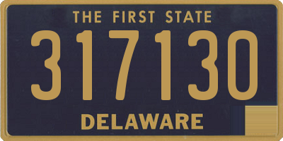 DE license plate 317130