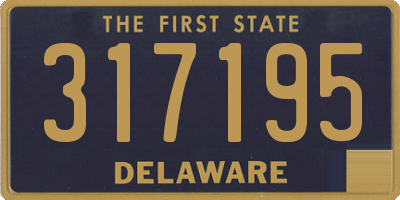 DE license plate 317195