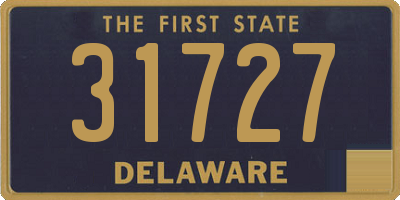 DE license plate 31727