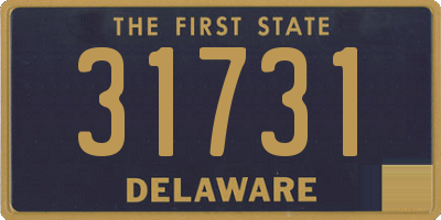 DE license plate 31731