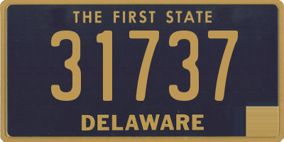 DE license plate 31737