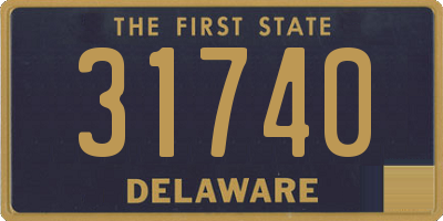 DE license plate 31740