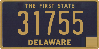 DE license plate 31755