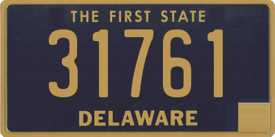 DE license plate 31761