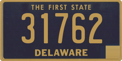 DE license plate 31762