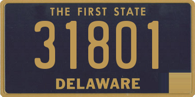 DE license plate 31801