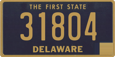 DE license plate 31804