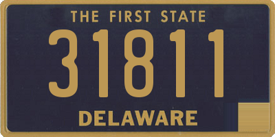 DE license plate 31811