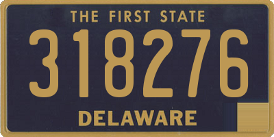 DE license plate 318276