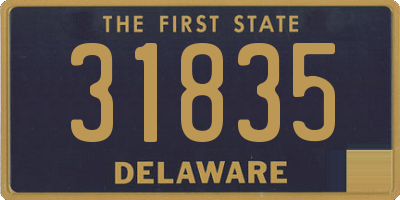 DE license plate 31835