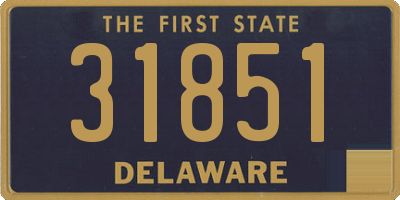 DE license plate 31851