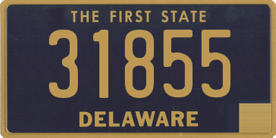 DE license plate 31855