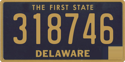 DE license plate 318746