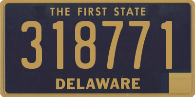 DE license plate 318771