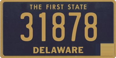 DE license plate 31878