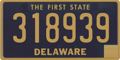 DE license plate 318939