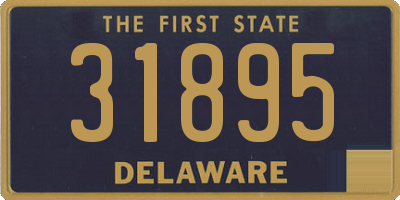 DE license plate 31895