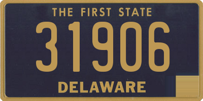 DE license plate 31906