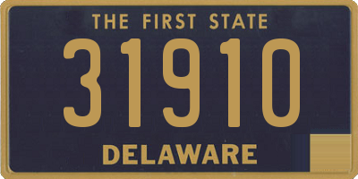 DE license plate 31910