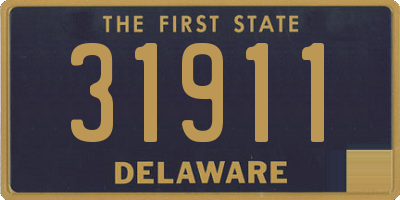 DE license plate 31911