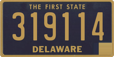 DE license plate 319114