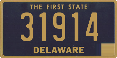 DE license plate 31914