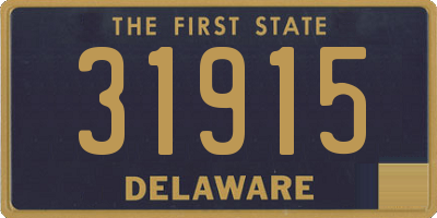 DE license plate 31915