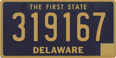 DE license plate 319167