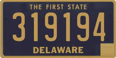 DE license plate 319194