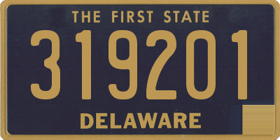 DE license plate 319201