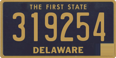 DE license plate 319254
