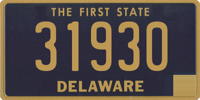 DE license plate 31930