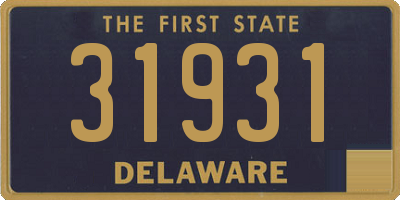 DE license plate 31931