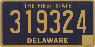 DE license plate 319324